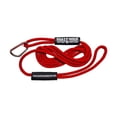 thumbnail image 1 of Boat Throw Rope- Double Braided Nylon Rope, Stitched Loops and Floats by Boat Lines and Dock Ties (Red Hook and Loop, 10 feet), 1 of 3