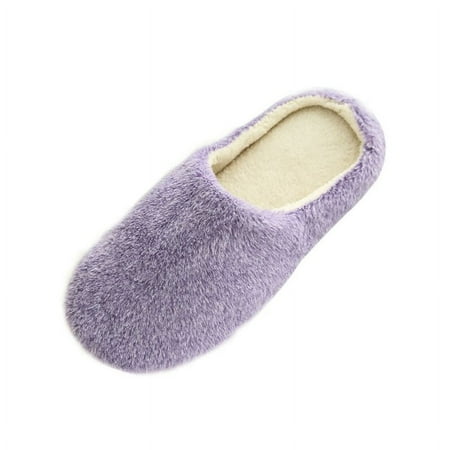

Slippers for Women Mens Winter Warm Memory Foam Cotton Home Slippers Soft Plush Fleece Slip on House Slippers for Girls Boys Indoor Outdoor Shoes