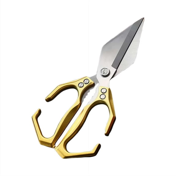 High-Carbon Kitchen Scissors – Multi-Purpose Heavy-Duty Shears for Cutting Meat, Bones, Herbs & Nuts (Gift Ready)