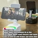 thumbnail image 3 of Sonicdrop Dock, Bluetooth Speaker Stand, Foldable Angle Phone Charger Stand, Mini Portable Ambient Light Stereo (Black), 3 of 5