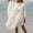 White, variant on Herrnalise Women Crochet Knit Evening Dress Y2K Sexy Hollow Out Long Dress Halter Neck Bodycon Retro Party Dresses Clubwear For Free Size