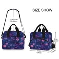 thumbnail image 3 of Lunch Bag Portable Crossbody Meal Bag Cooler Bag Insulated Lunch Bag Food Bag Handheld & Crossbody Design Color Bubble Pattern, 3 of 6