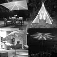 thumbnail image 3 of SHANJIA Umbrella String Lights, 104 LED String Lights Waterproof Battery Garden Lights Patio Umbrella Lights with 8 Modes Indoor/Outdoor, 3 of 8