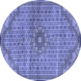 thumbnail image 1 of Ahgly Company Indoor Round Persian Blue Traditional Area Rugs, 8' Round, 1 of 4