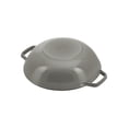 thumbnail image 2 of STAUB Specialities 30 cm / 12 inch Cast Iron Wok With Glass Lid, Graphite-Grey, 2 of 3