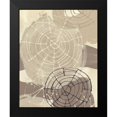 thumbnail image 2 of Vess, June Erica 12x14 Black Modern Framed Museum Art Print Titled - Spiral Gesture I, 2 of 5