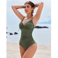 thumbnail image 3 of Bañador AI'MAGE 2025 para mujer, color verde militar, talla M, 3 of 6