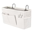 thumbnail image 1 of Organizador de almacenamiento colgante, organizador de mesita de noche con múltiples bolsillos, diseño antiarañazos para proteger las manos y los muebles para camas de hospital en el hogar (14,57 x, 1 of 5