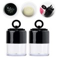 thumbnail image 2 of Miangastore 2 Pcs Pot de Poudre Réutilisable pour Application de Maquillage avec Coton Floqué 5g Noir, 2 of 8