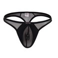 thumbnail image 1 of Sous-vêtements String pour Hommes Tissu Doux Respirant Design Color Block Confortable pour Usage Quotidien Été Automne Saison, 1 of 3