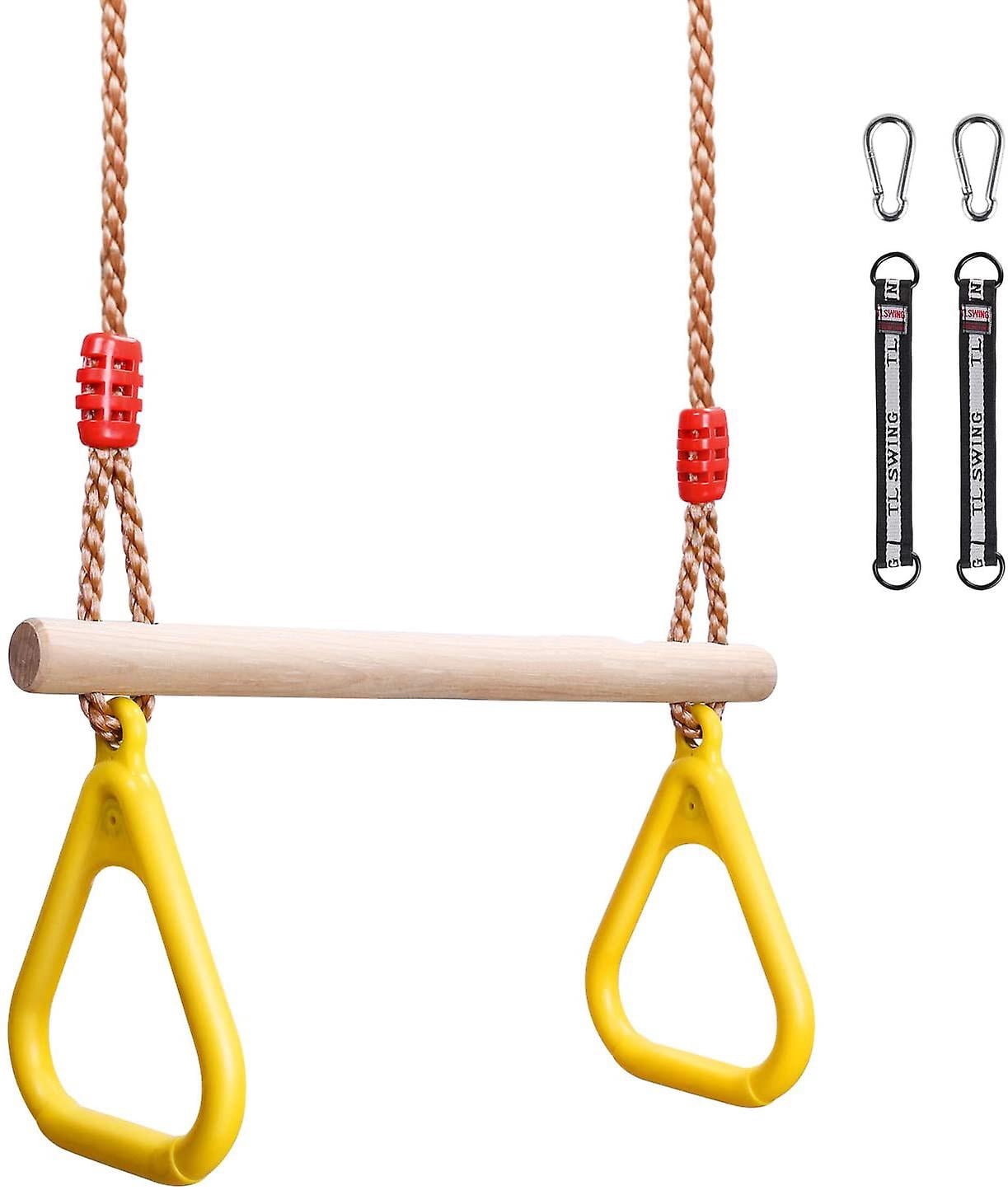 Trapecio De Madera Huawell Con Aros De Gimnasia De Plástico: | Cuotas Trapecio De Madera Huawell Con Aros De Gimnasia De Plástico: | Cuotas