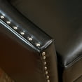 thumbnail image 6 of Noble House James Black Bonded Leather Club Chair, 6 of 9