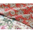 thumbnail image 4 of Chezmoi Collection Rae 3-Piece Floral Patchwork Vintage Washed 100% Cotton Quilt Set, King, 4 of 5