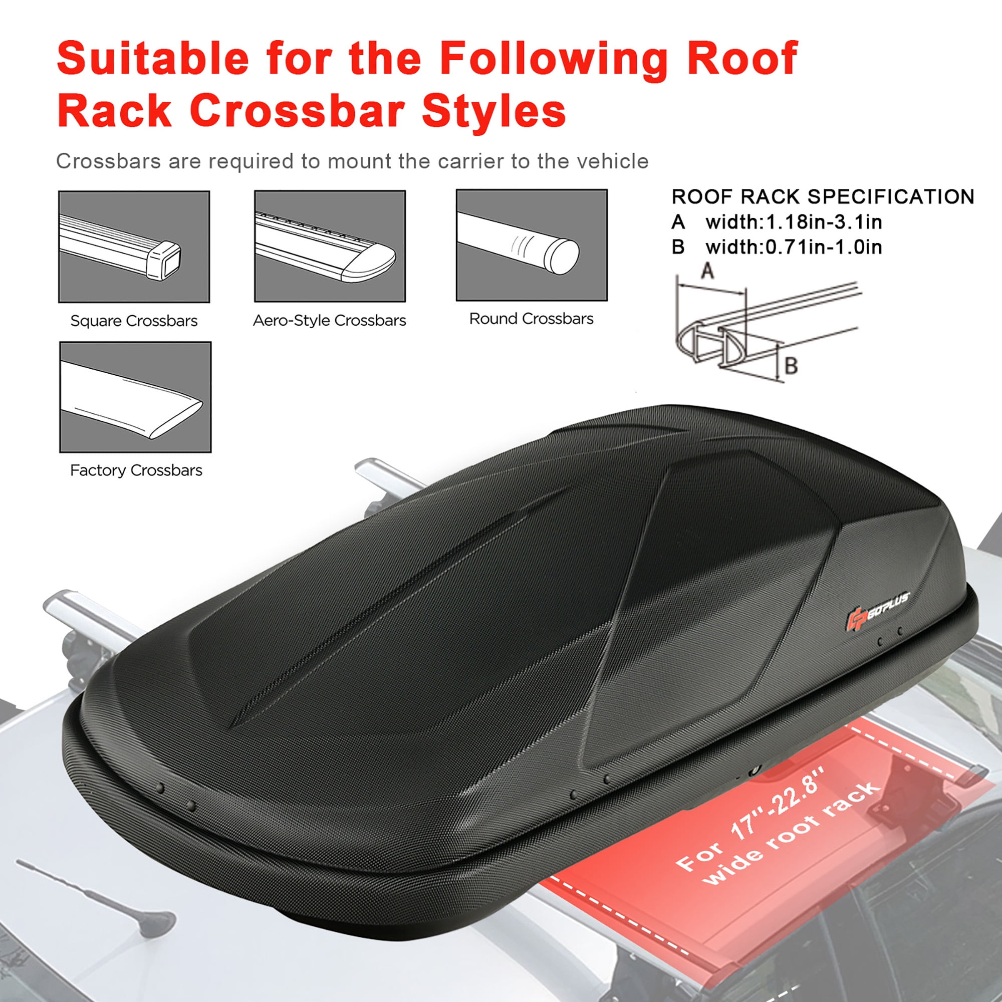 Goplus rooftop carrier deals