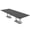 Ash, variant on 10 Person Modular Rectangle Conference Table Metal Bases Power Modules