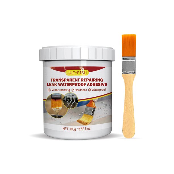 Floor Agent 100g Reparación Adhesivo Selladores a prueba de fugas Clear-Seal para el baño del hogar Ehuebsd Para estrenar