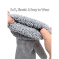 thumbnail image 3 of Gustave Winter Knitted Mittens Gloves for Women Ladies Soft Thick Warm Fleece Lined Mitten Gloves for Cold Weather Accessories Gifts "Gray", 3 of 8