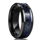 thumbnail image 1 of Fashion 8mm Men's Stainless Steel Celtic Dragon Ring Inlay Red Green Black Carbon Fiber Ring Wedding Band Charm Jewelry Gifts, 1 of 5