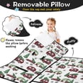 thumbnail image 3 of White Christmas Car and Camper Pattern Toddler Nap Mats for Kids Preschool,50"x20" Sleeping Mat Bag or Kids,Toddler Sleeping Bag,Toddler Nap Mat or Daycare, 3 of 6