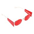 thumbnail image 5 of Fashionable Sunglasses, Red Oval Outdoor Sunglasses Exquisite Unique For Men Women For Beach Party For Travel Camping ANGGREK Descripción de la referencia, 5 of 5