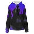 thumbnail image 4 of UPPADA Womens Graphic Hoodies Spring Fall Casual Long Sleeve Hooded Sweatshirts Trendy Loose Fit Pullover Tops Women Hoodie Graphic Blue,S, 4 of 7