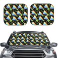 thumbnail image 2 of Gukieu Watercolor St Patrick Day Print Car Windshield Sun Visor, Foldable Anti-UV Car Sun Visor Suitable for Vans, Trucks Car Accessories-Small, 2 of 6