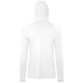 thumbnail image 3 of Women's Levelwear White San Diego Padres Raven Insignia 2.0 Quarter-Zip Jacket, 3 of 3