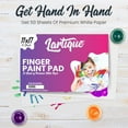 thumbnail image 4 of Lartique finger paint paper pad, 11x17 Finger paint pads for kids, 50 Sheets painting paper, 2 Pack, 4 of 7