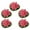 Red, variant on 5Pcs 17cm Large Artificial Floating Foam Flower Realistic Water Lilies Pond Plant for Water Garden Decoration