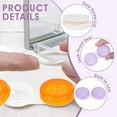 thumbnail image 3 of 60 Pack Contact Lens Cases, Contact Cases Bulk in 6 Colors, Cute Contact Lenses Case Leak-Proof, Eye Contact Case, 3 of 7