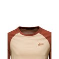 thumbnail image 2 of Nituyy T-Shirt à Manches Longues pour Hommes Col Rond Contrasté Patchwork Décontracté d'Automne, 2 of 4
