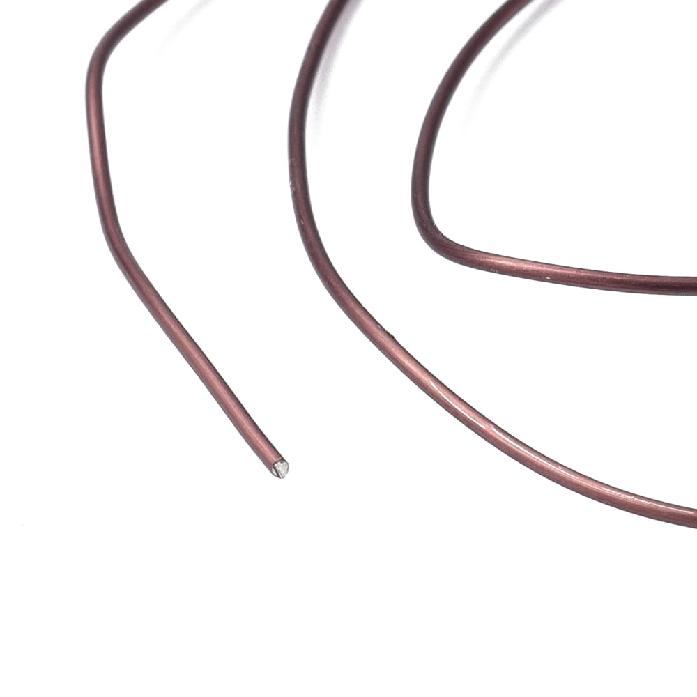 Aluminum Wire Bendable Metal Craft Wire Round Mixed Color 20 Gauge(0.8mm)~12 Gauge(2mm) about 16.40~118.11 Feet(5m~36m)/Roll