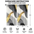thumbnail image 2 of Blackout Kids Curtains,Black White and Gold Marble Childrens Insulated Curtains Set Of 2,Bedroom Essentials,Toddler Room Decor 42x84in(106x213cm), 2 of 4