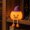 Orange, variant on Halloween Light Up Ghost Decoration Spooky LED Ghost Figurine For Indoor Outdoor Home Party House Decor Battery Operated Glowing Eyes Figurine Tabletop Centerpiece Props