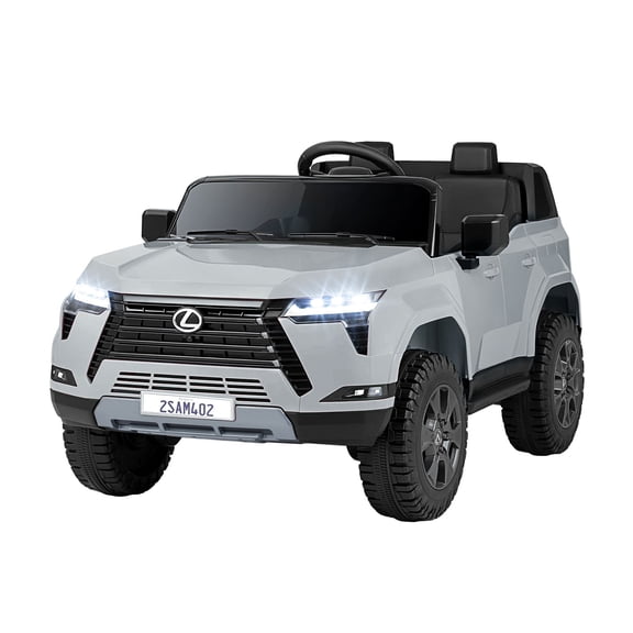 Costway Ride on Car for Kids, 24V 4WD Licensed LEXUS GX550 Electric Vehicle with Remote Gray