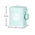 thumbnail image 2 of Cubo multiusos de cocina para almacenar comida de perros y gatos. Verde, 2 of 8