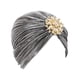 thumbnail image 2 of Gorro de Turbante para Mujer Sunnimix con broche de aleación plateado, 2 of 8