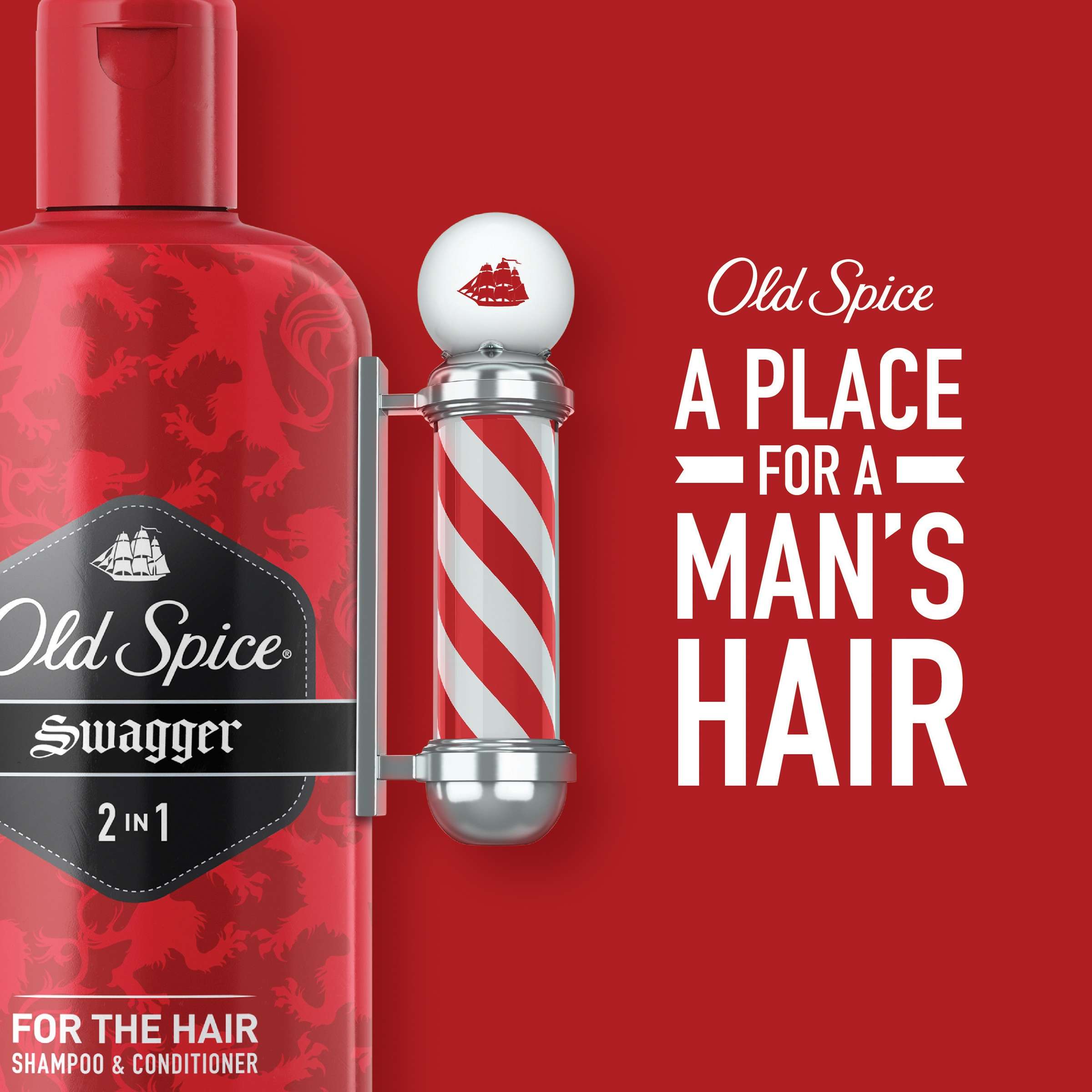 Old Spice Swagger Hardest Working Collection Body Wash, Deodorant and Shampoo & Conditioner Gift of Confidence Gift Pack (Free Socks Included) - image 4 of 6