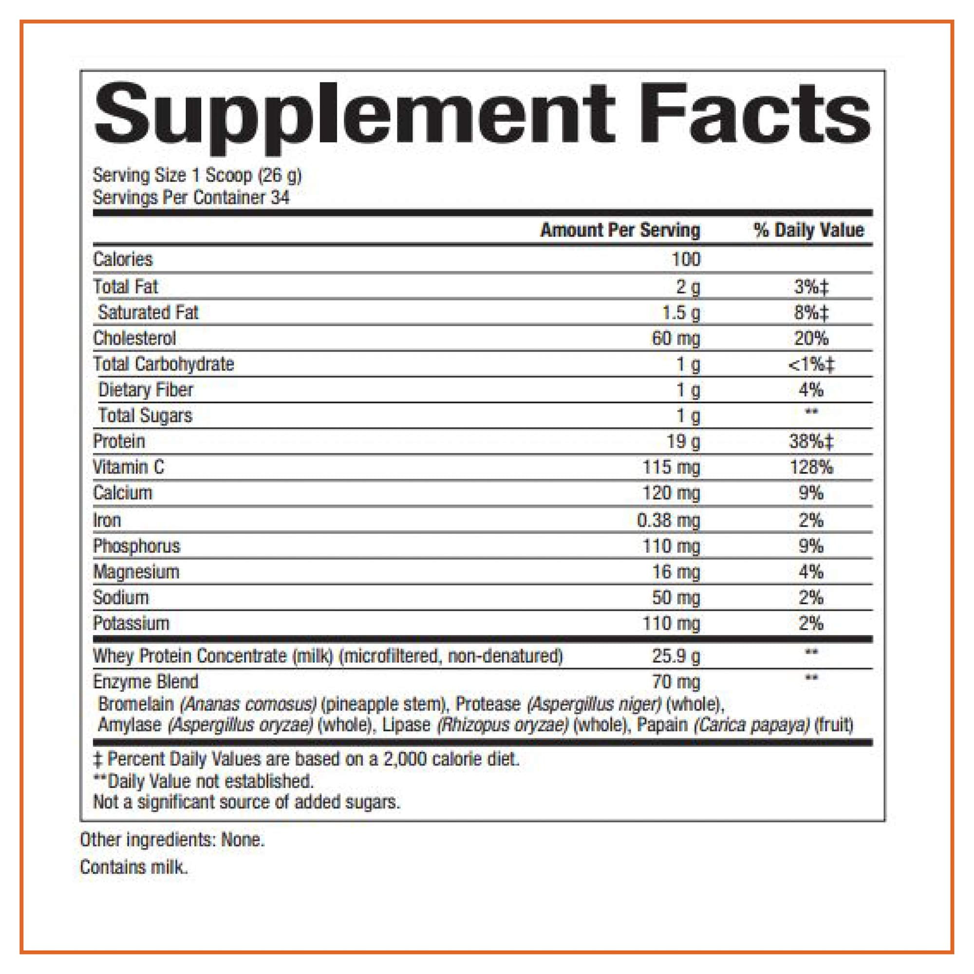 Natural Factors Whey Factors, Grass Fed Whey Protein Concentrate, Aids Muscle Development and Immune Health, Unflavored, 2 lb