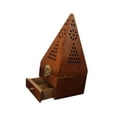 thumbnail image 3 of Quemador de incienso, soporte para incienso, único con cajón, quemador cónico, incensario, soporte para incienso para mesa, hotel, decoración de casa Estilo B, 3 of 8