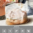 thumbnail image 4 of Brining Bag, 26"×22", 3 Pack, Extra Large Turkey Brine Bag Thickened materials, Double Track Zippers Brine Bags, Brining Bags for Turkey, Ham, Beef, Marinade, 4 of 5