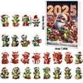 thumbnail image 4 of Pandas Christmas Countdown Calendar Gift Box - Interactive Advent Calendar Ornament Family Tradition Holiday Activity Gift Set(G), 4 of 5
