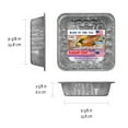 thumbnail image 3 of Handi-Foil Square Aluminum Poultry Pans w/ Lids, 2 Count, 3 of 6