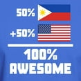 thumbnail image 3 of CafePress - Awesome Filipino American T Shirt - Men's Classic Graphic Cotton T-Shirt, 3 of 4