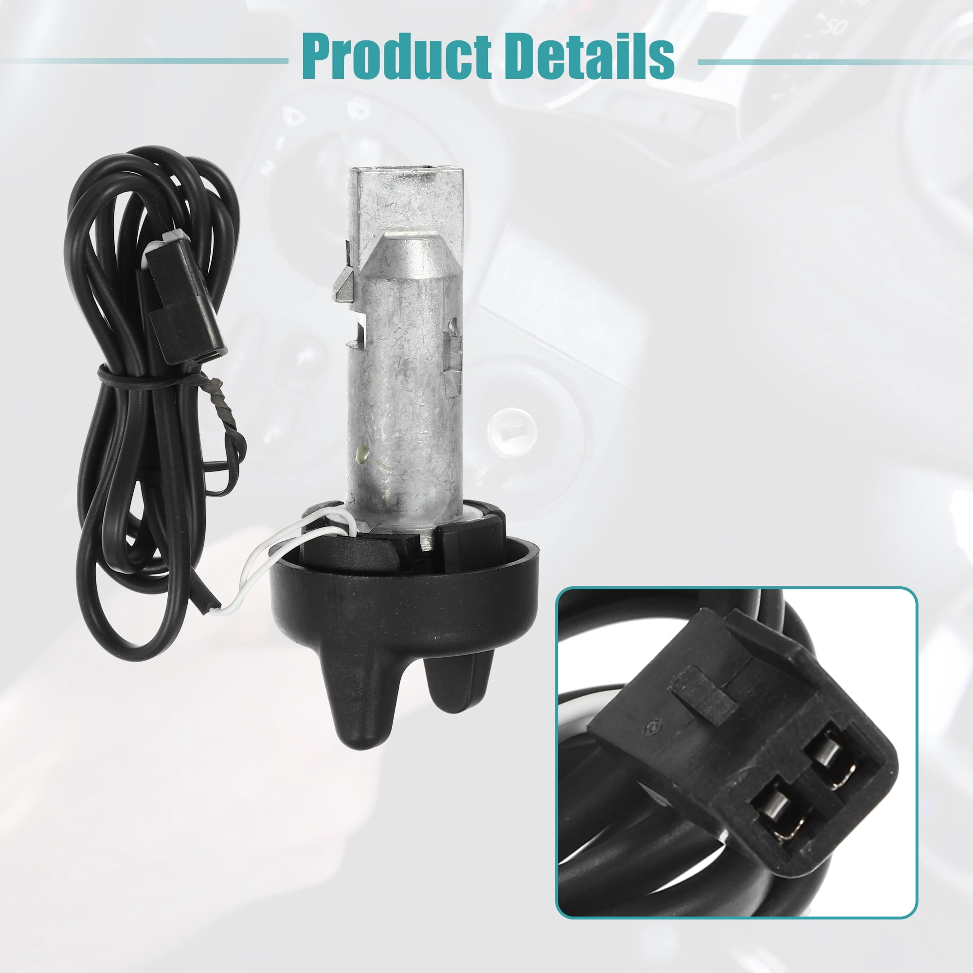 Unique Bargains Ignition Switch Cylinder Lock Assembly Fit for Buick Century Silver Tone
