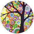 thumbnail image 2 of BOSOBO Mouse Pad, Beautiful Round Mouse Mat with Design Tree of Life, Small Circular Mousepad, Non-slip Rubber Mouse Pad with Stitched Edges, Cute Office Mouse Pad for Girls and Women, 7.9 x 7.9 Inch, 2 of 4