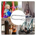 thumbnail image 4 of Chaînes de Balançoire Robustes, Ensemble Suspendu en Acier Inoxydable Capacité de 500 LB pour Hamac, Sacs de Frappe, Usage Intérieur Extérieur, 4 of 8
