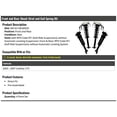 thumbnail image 3 of Marketplace Auto Parts Front and Rear Shock Strut and Coil Spring 4 Piece Kit - Compatible with 2003-2007 Cadillac CTS (without Automatic Leveling System), 3 of 4