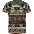 thumbnail image 2 of Adirondack Bear Moose Pattern All Over Mens T Shirt Multi 2XL, 2 of 2