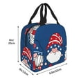 thumbnail image 2 of Pofeuu Three Gnome Independence Day Print Lunch Bag Lunch Box Large Capacity Insulated Lunch Bag for Adult, Leakproof Reusable Lunch Tote Bags for Work, 2 of 5